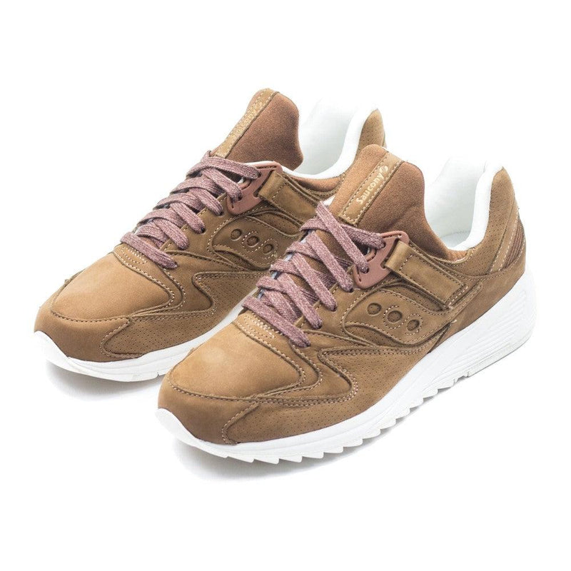 Saucony Grid 8500 HT Brown Purple White Sneaker Shoe Trainer