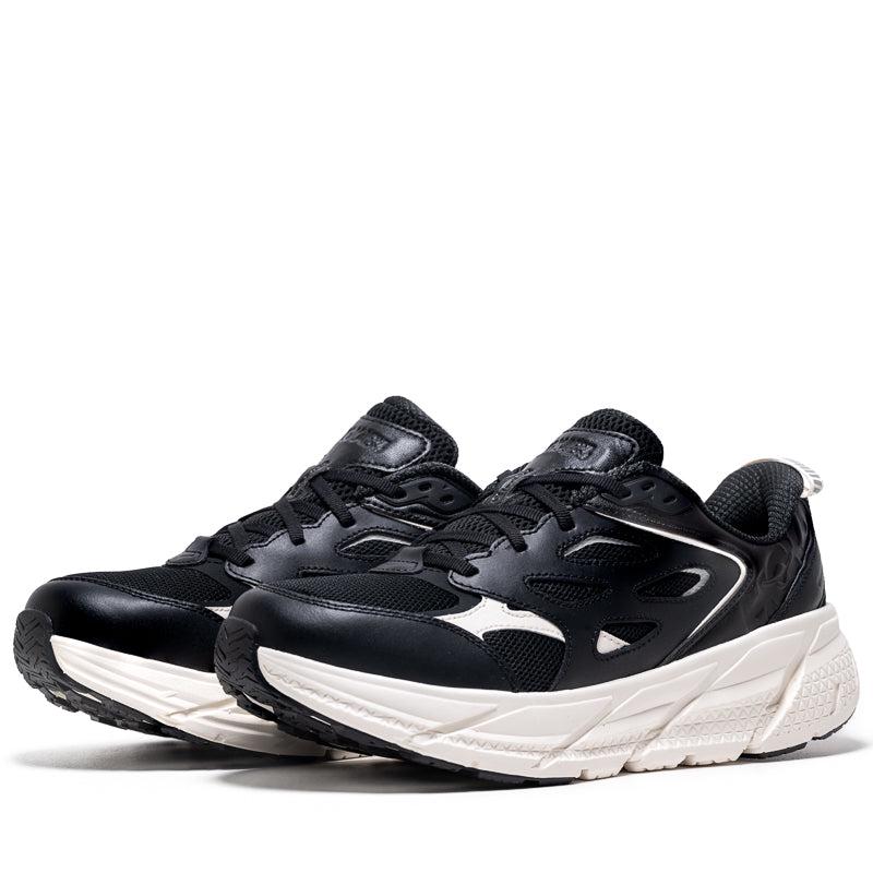 Hoka Clifton L Athletics Obsidian Alabaster Black White Grey 1160050-ONL Sneaker