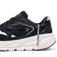 Hoka Clifton L Athletics Obsidian Alabaster Black White Grey 1160050-ONL Sneaker