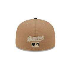 New Era Houston Astros Brown Black Gray 59Fifty 5950 Patch Fitted Cap Hat