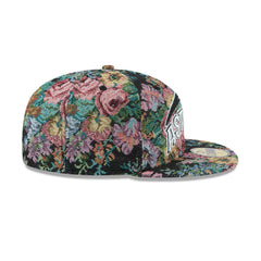 New Era Houston Astros Floral Jacquard Black Gray 59Fifty 5950 Patch Fitted Hat