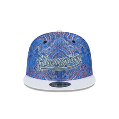 New Era Houston Astros Jacquard Crown White Gray 59Fifty 5950 Patch Fitted Hat