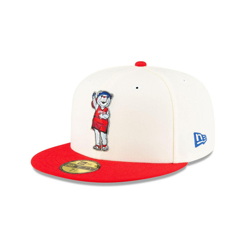 New Era Houston Rockets Mascot White Orange Gray 59Fifty 5950 Patch Fitted