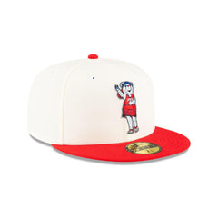 New Era Houston Rockets Mascot White Orange Gray 59Fifty 5950 Patch Fitted