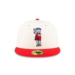 New Era Houston Rockets Mascot White Orange Gray 59Fifty 5950 Patch Fitted