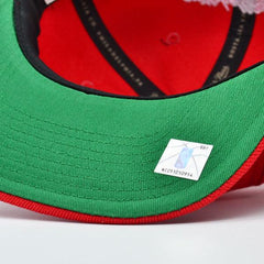 Mitchell And Ness Houston Rockets CLASSIC SOLID Red White Green Patch Snapback