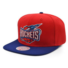 Mitchell And Ness Houston Rockets JUMBOTRON Red Royal Blue Gray Patch Snapback
