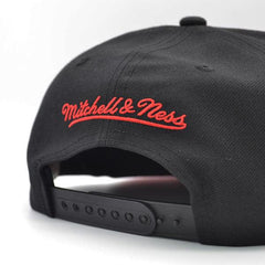 Mitchell And Ness Houston Rockets SWINGMAN POP Black Blue Red Patch Snapback Hat
