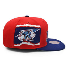 Mitchell And Ness Houston Rockets JUMBOTRON Red Royal Blue Gray Patch Snapback