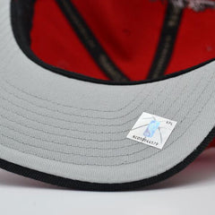 Mitchell And Ness Houston Rockets B-BOY Red White Black Gray Patch Snapback Hat