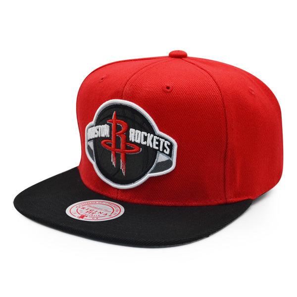 Mitchell And Ness Houston Rockets B-BOY Red White Black Gray Patch Snapback Hat