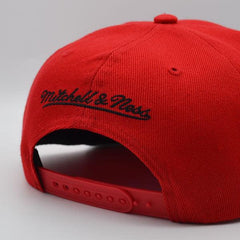 Mitchell And Ness Houston Rockets B-BOY Red White Black Gray Patch Snapback Hat