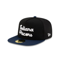 New Era Indiana Pacers Dashmark Mesh Black White Blue Gray 59Fifty 5950 Fitted