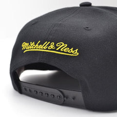 Mitchell And Ness Iowa Hawkeyes NCAA Black Yellow Gray Patch Snapback Cap Hat