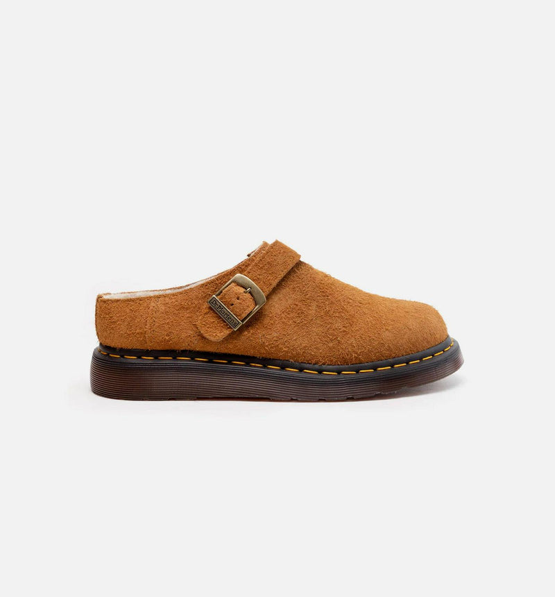 Dr.Martens Isham Faux Shearling Lined Suede Pecan Gold 30901363 Clog Casual