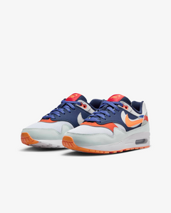 Nike Air Max 1 SE Light Silver/Midnight Navy/Astronomy Blue/Total Orange FQ7407-001