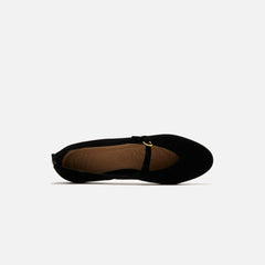 JW Anderson Velvet Ballerina Black Brown JANW43033A-20080-001 Slide Sandal