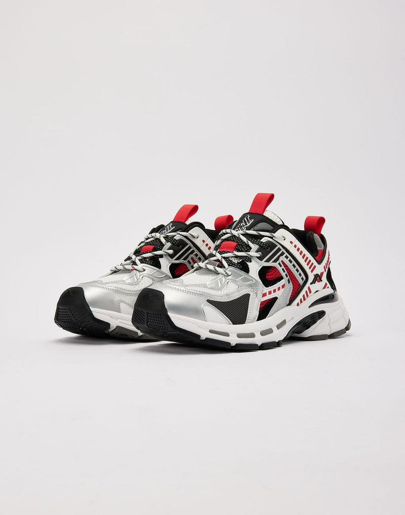 Javi Emerge White Red Silver Black Gray EMERGE-RED Shoe Sneaker Trainer