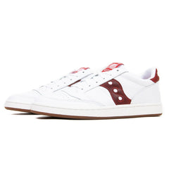 Saucony Jazz Court White Red Brown Sneaker Shoe Trainer