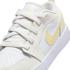 Kids Nike Air Jordan 1 Sail White Fuchsia Light Laser Orange FN7376-181 Sneaker