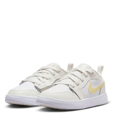 Kids Nike Air Jordan 1 Sail White Fuchsia Light Laser Orange FN7376-181 Sneaker