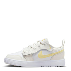 Kids Nike Air Jordan 1 Sail White Fuchsia Light Laser Orange FN7376-181 Sneaker