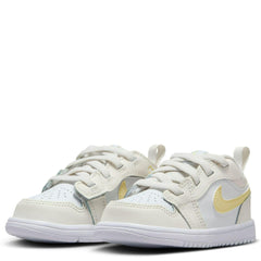 Kids Nike Jordan 1 Low Alt TD Sail White Laser Fuchsia Orange FN7398-181 Sneaker