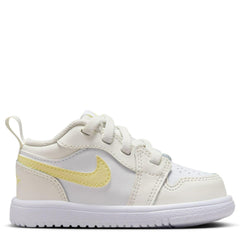 Kids Nike Jordan 1 Low Alt TD Sail White Laser Fuchsia Orange FN7398-181 Sneaker