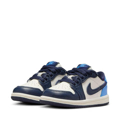 Kids Nike Jordan 1 Retro Low OG TD Obsidian University Blue FQ5435-400 Sneaker