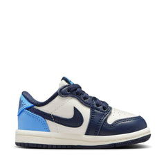 Kids Nike Jordan 1 Retro Low OG TD Obsidian University Blue FQ5435-400 Sneaker
