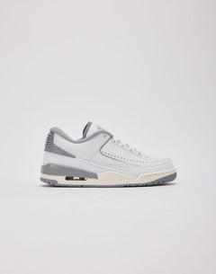 Kids Jordan 2/3 GS White Gray Ivory FD0384-101 Shoe Sneaker Trainer