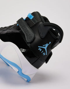 Kids Nike Air Jordan 6 Rings GS Black Blue White 323419-041 Shoe Sneaker Trainer