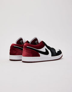 Air Jordan 1 Low SE Wings Logo Red Black White Shoe Sneaker Trainer