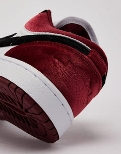Air Jordan 1 Low SE Wings Logo Red Black White Shoe Sneaker Trainer