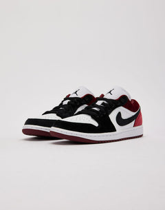 Air Jordan 1 Low SE Wings Logo Red Black White Shoe Sneaker Trainer