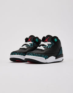 Jordan Air Jordan 3 Retro SE 'Black and Hyper Jade' Toddler