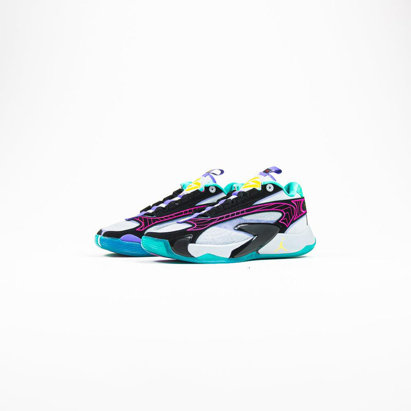 Nike Air Jordan Luka 2 Wolf Grey Yellow White Purple Grey Teal Blue Sneaker