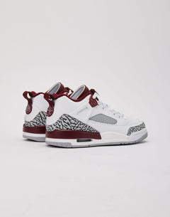 Kids Air Jordan Spizike Low GS White Gray Red Black Shoe Sneaker Trainer