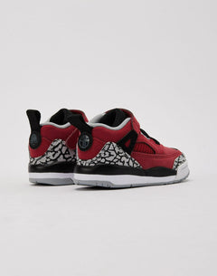 Kids Jordan Spizike Low TD Red Black White Gray Shoe Sneaker Trainer