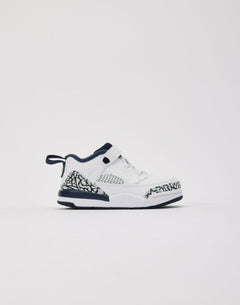 Kids Jordan Spizike Low TD White Navy Blue Black FQ3952-104 Shoe Sneaker Trainer