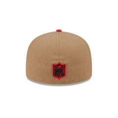 New Era Kansas City Chiefs Brown Red Gray 59Fifty 5950 Patch Fitted Cap Hat