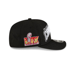 New Era Kansas City Chiefs '24 AFC Black White Red Yellow 9SEVENTY Snapback