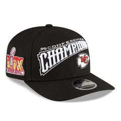 New Era Kansas City Chiefs '24 AFC Black White Red Yellow 9SEVENTY Snapback