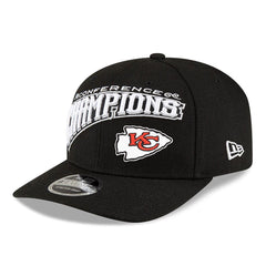 New Era Kansas City Chiefs '24 AFC Black White Red Yellow 9SEVENTY Snapback