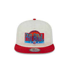 New Era Kansas City Chiefs '92 Pro Bowl Chrome White Red Gray Golfer Snapback