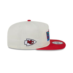 New Era Kansas City Chiefs '92 Pro Bowl Chrome White Red Gray Golfer Snapback