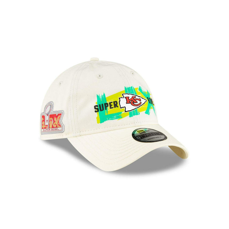 New Era Kansas City Chiefs SB White Yellow Green Red 9Twenty 920 Adjustable Hat