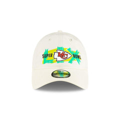 New Era Kansas City Chiefs SB White Yellow Green Red 9Twenty 920 Adjustable Hat