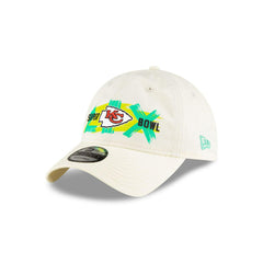 New Era Kansas City Chiefs SB White Yellow Green Red 9Twenty 920 Adjustable Hat