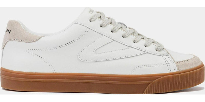 TRETORN Kick Serve White Gum Brown CAA42M0211 Sneaker Shoe Trainers